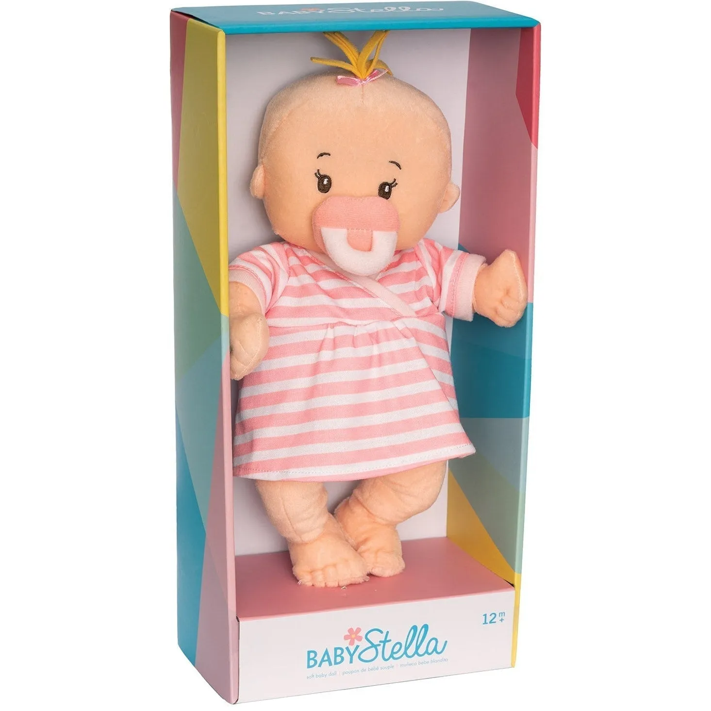 Manhattan Toy Baby Stella Peach Doll with Blonde Hair