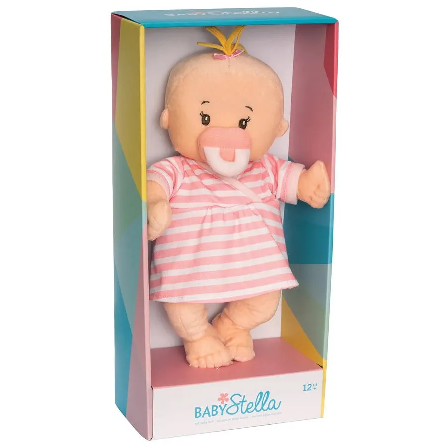 Manhattan Toy Co Baby Stella Peach Doll with Blonde Hair