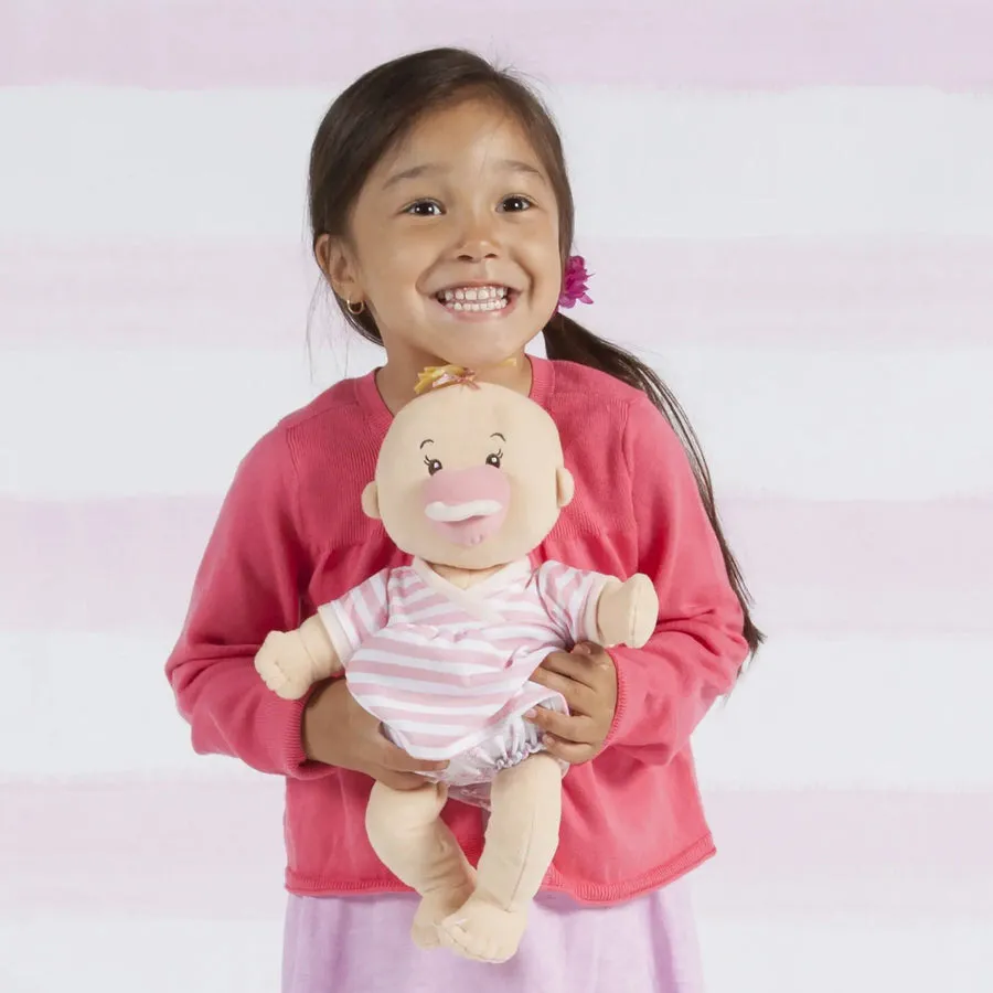 Manhattan Toy Co Baby Stella Peach Doll with Blonde Hair