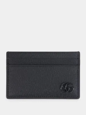 Marmont Black Leather Card Holder
