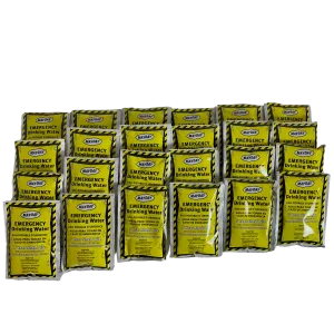 Mayday Emergency Hydration Pouches: 5-Year Shelf Life Water 24 Pack (3000 ml/101.4 oz)