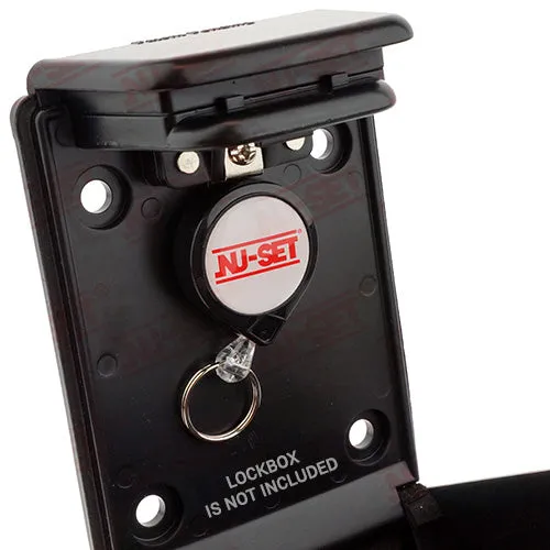 Mini-Bak Retractable Key Reel, 36" Nylon Cord, Split Ring