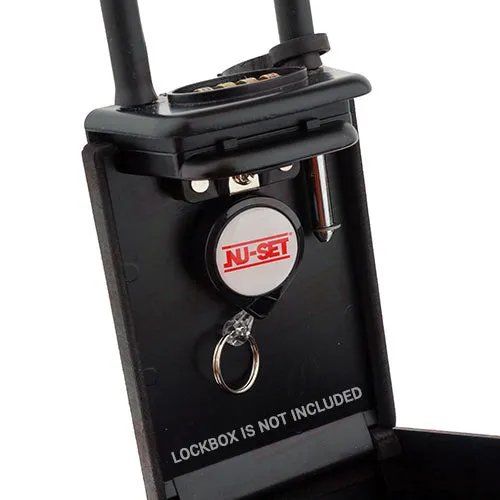 Mini-Bak Retractable Key Reel, 36" Nylon Cord, Split Ring