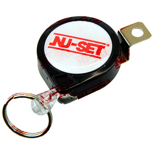 Mini-Bak Retractable Key Reel, 36" Nylon Cord, Split Ring