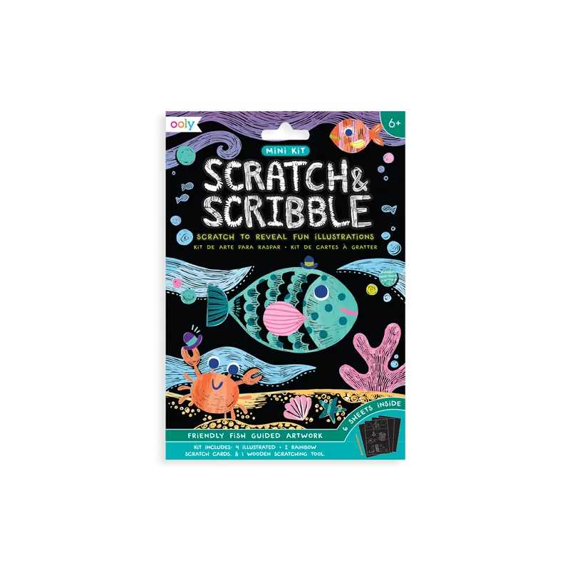 Mini Scratch & Scribble - Friendly Fish
