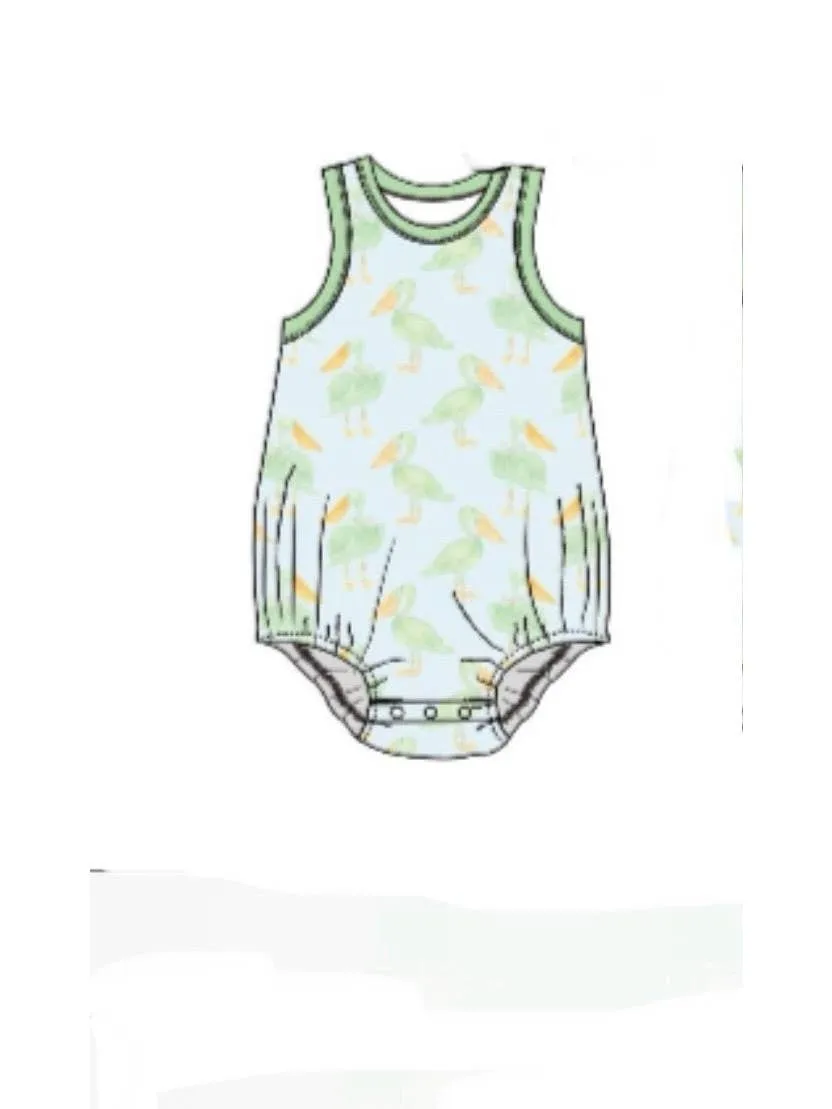 Mint Pelican Bubble