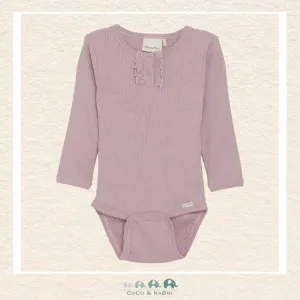 Minymo Baby Girl Ribbed Diaper Shirt