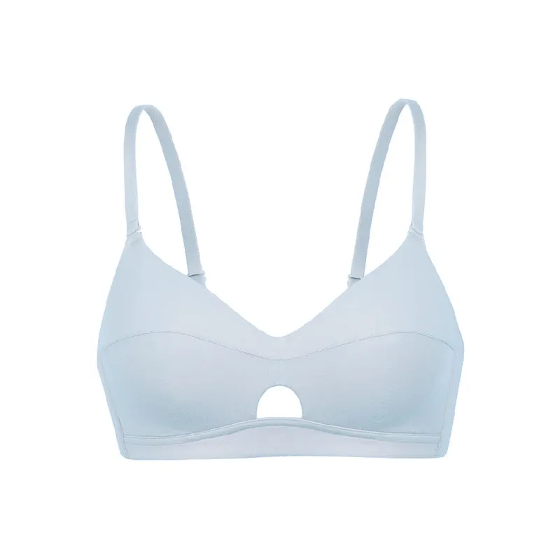 Moly Story Wireless Light Cups Comfy Bra with Detachable Strap