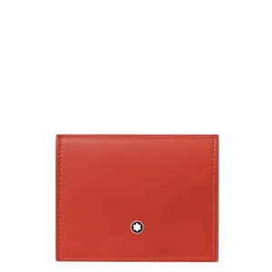 Montblanc Card TRIO SOFT CARD 4 Coral compartments 198123