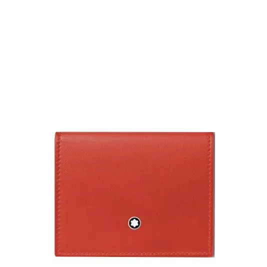 Montblanc Card TRIO SOFT CARD 4 Coral compartments 198123