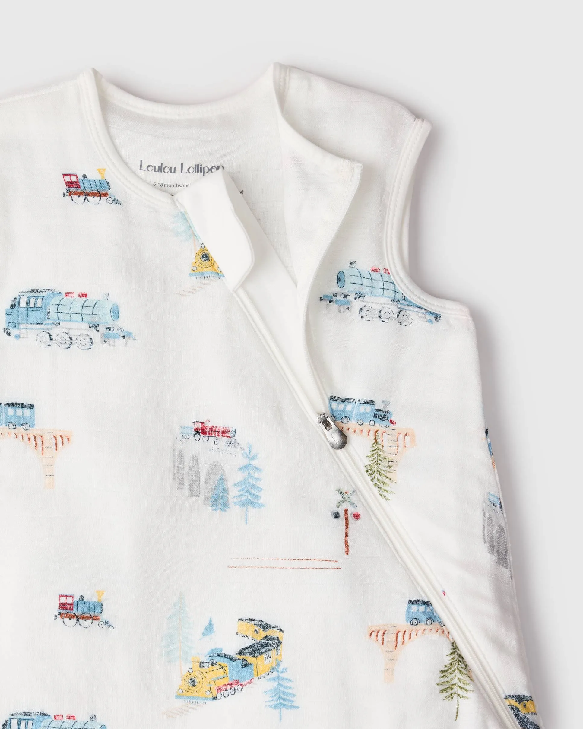 Muslin Lightweight Sleep Bag 0.5 TOG - All Aboard
