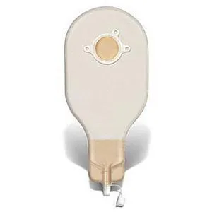 Natura® Two-Piece High Output Drainable Pouch, Flange 2-3/4" (70mm), Opaque 14" (35.5cm), Spout - Box of 5