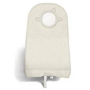 Natura® Two-Piece Urostomy Pouch, Flange 1-1/4" (32mm), Transparent 10" (25.4cm), Bendable Tap - Box of 10