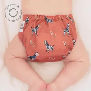 Newborn All In One Cloth Diaper - Zebra