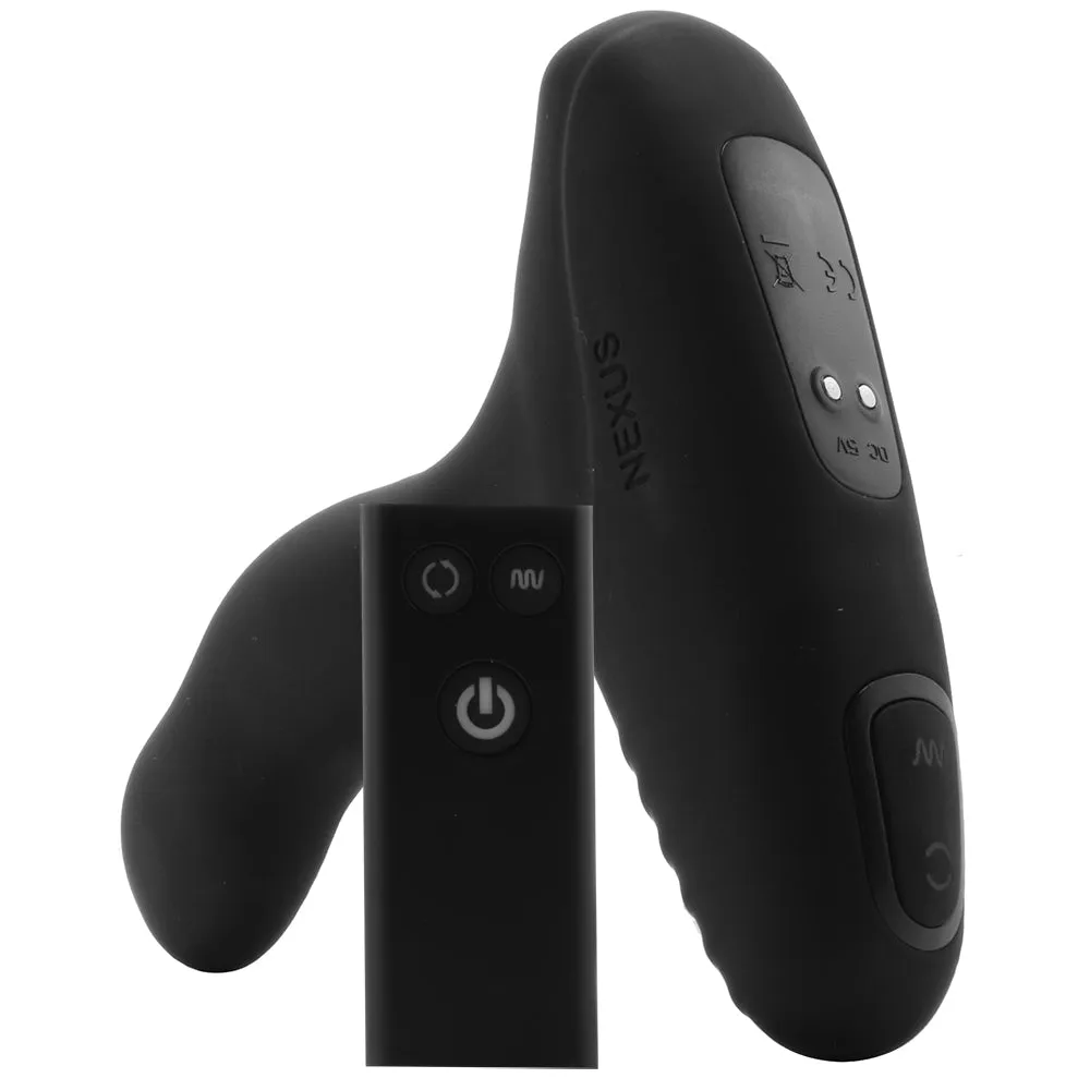 Nexus REVO STEALTH Remote Control Rotating Prostate Massager - Black