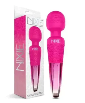 NIXIE Rechargeable Wand Massager, Pink Ombre Metallic