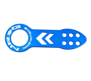NRG TOW-100BL Anodized Blue Universal Fitment Front Tow Hook