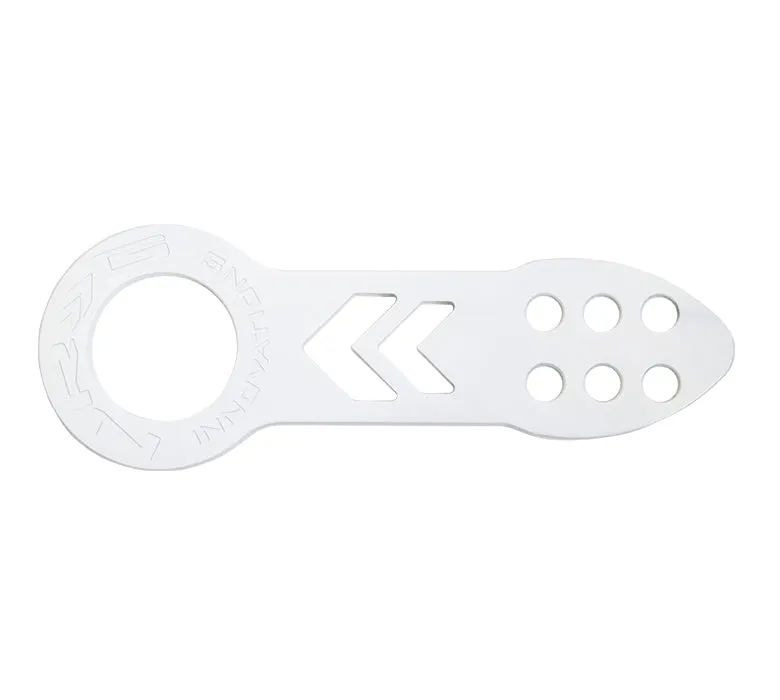 NRG TOW-100WT White powder coat Universal Fitment Front Tow Hook