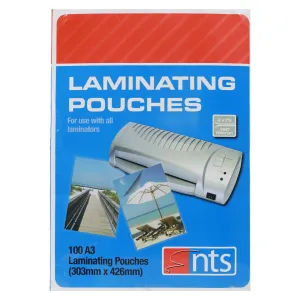 NTS - A3 Laminating Pouches - Pack of 100