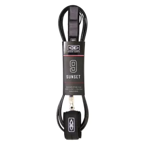 Ocean And Earth 9ft Sunset Leash - Black