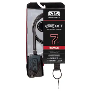 Ocean And Earth Premium One-XT Leash - 7ft Black