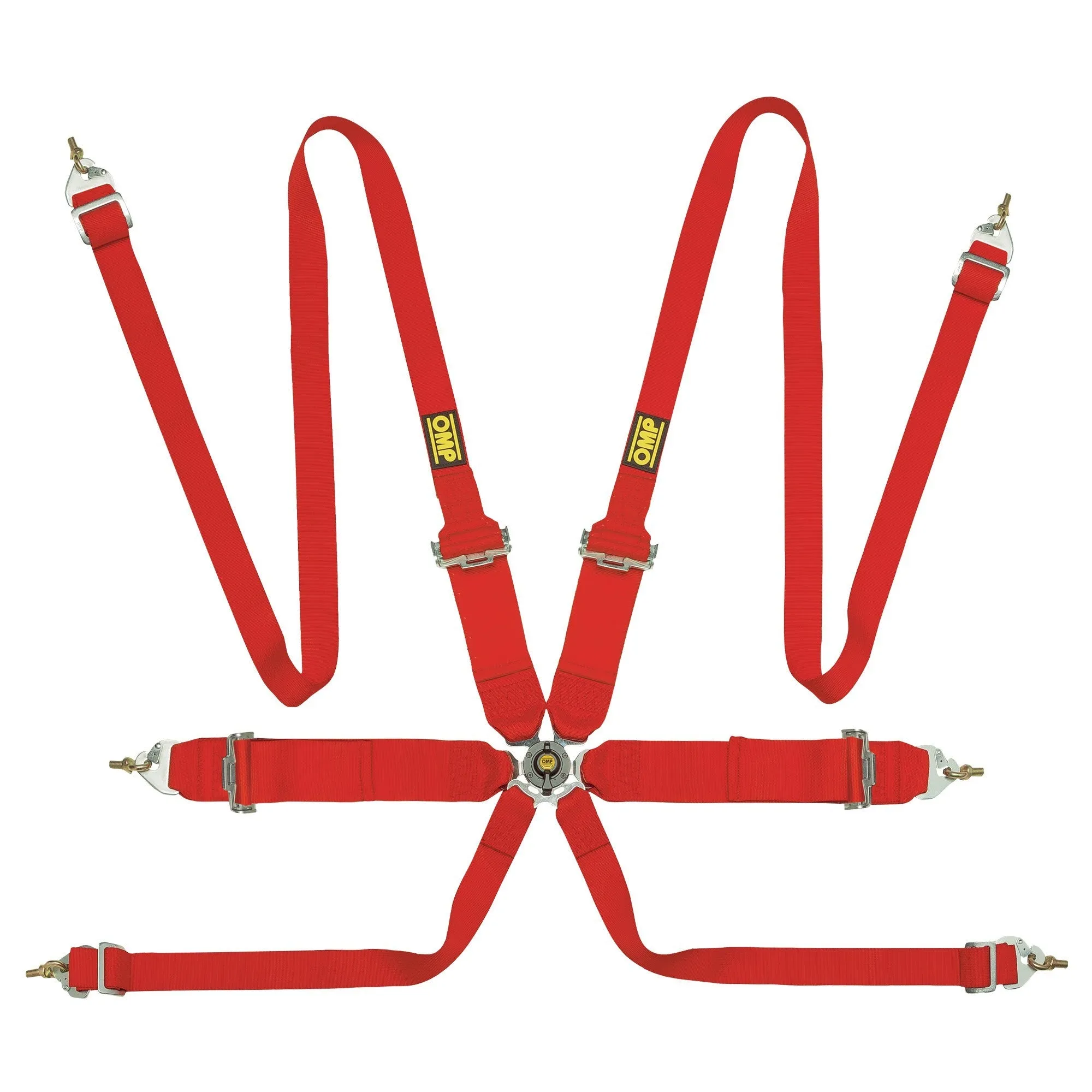 OMP Racing 6 Point Saloon Pull Up Harness