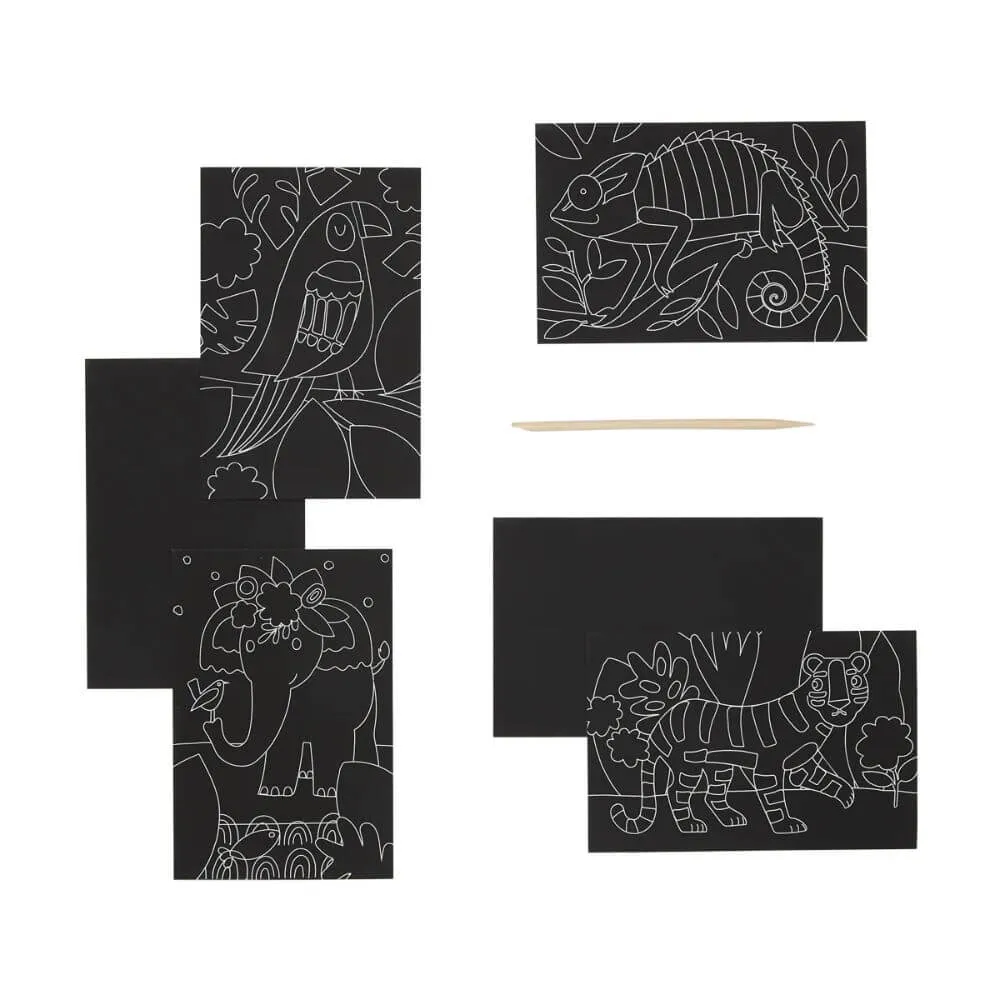 Ooly Jungle Party Mini Scratch & Scribble