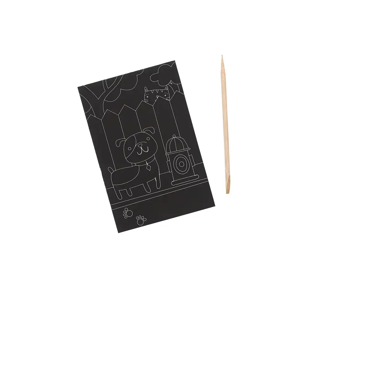 Ooly Scratch and Scribble Mini Scratch Art Kit: Playful Pups