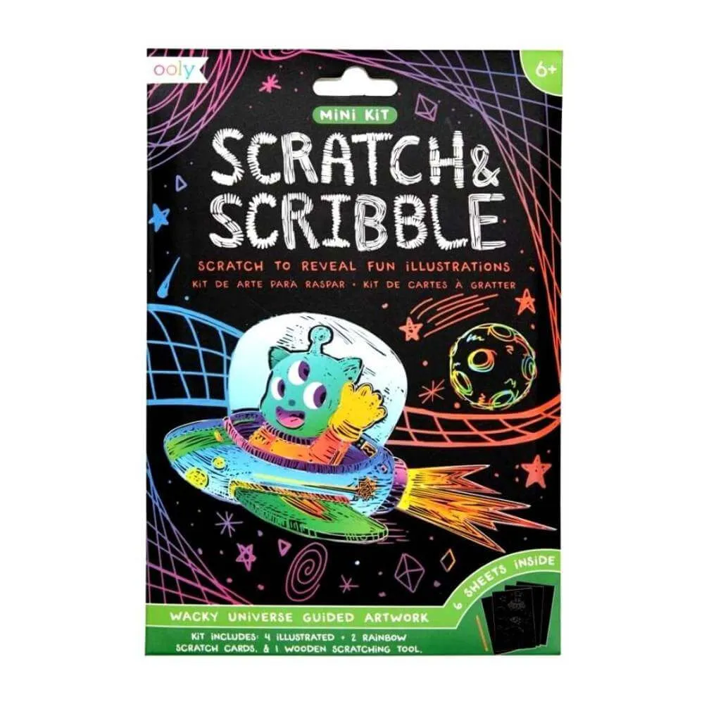 Ooly Wacky Universe Mini Scratch & Scribble