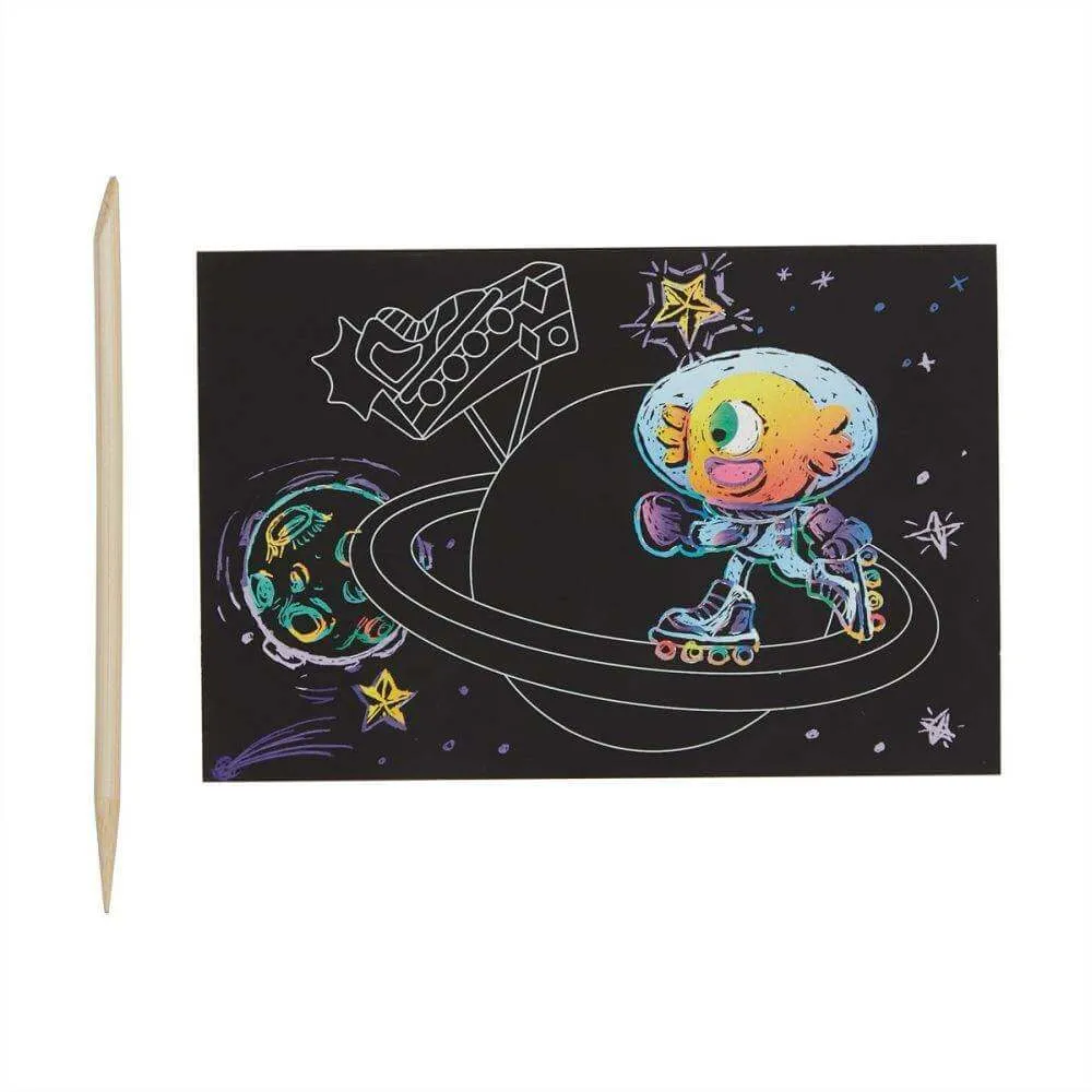 Ooly Wacky Universe Mini Scratch & Scribble