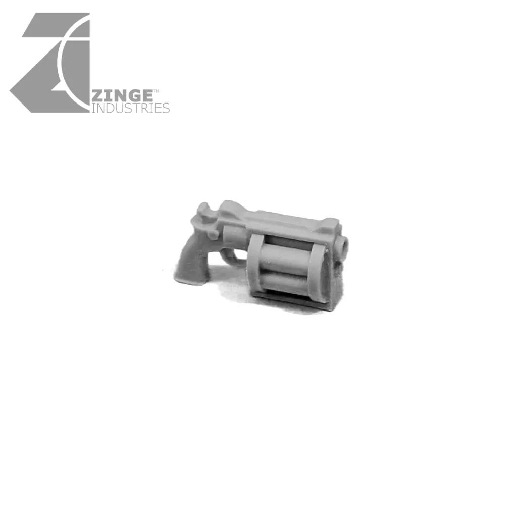 Orc & Large Mutant Revolving Barrel Pistol Sprue X 5