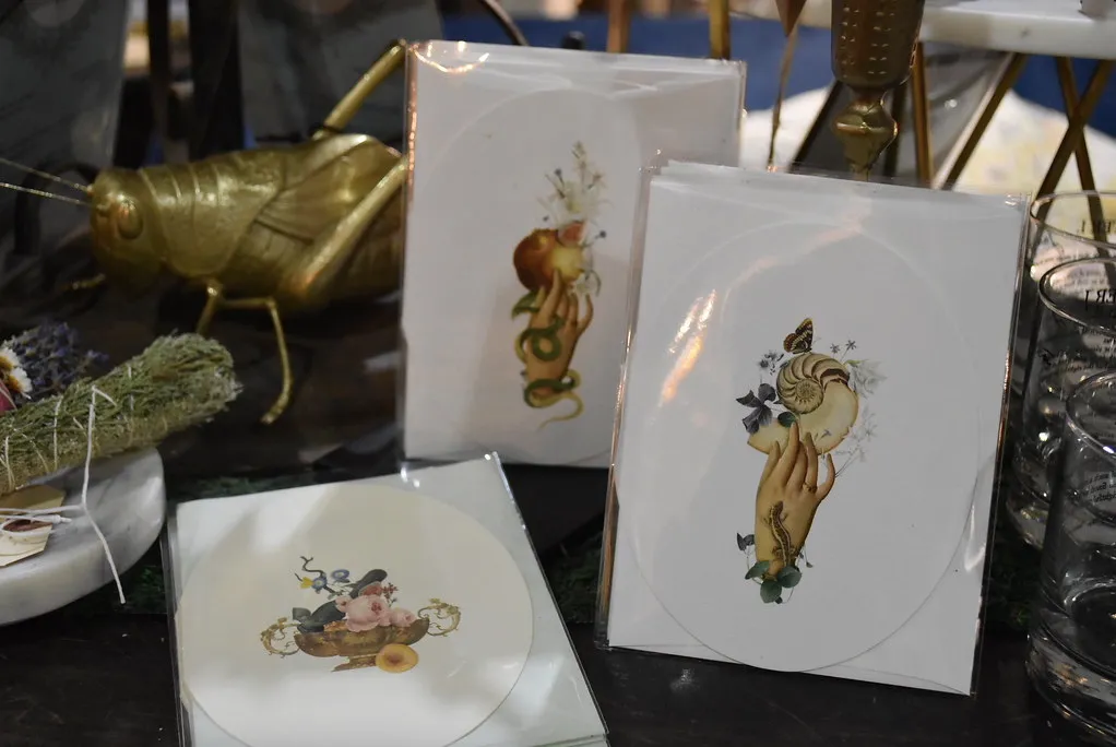 Oval Still-Life Card, multiple styles