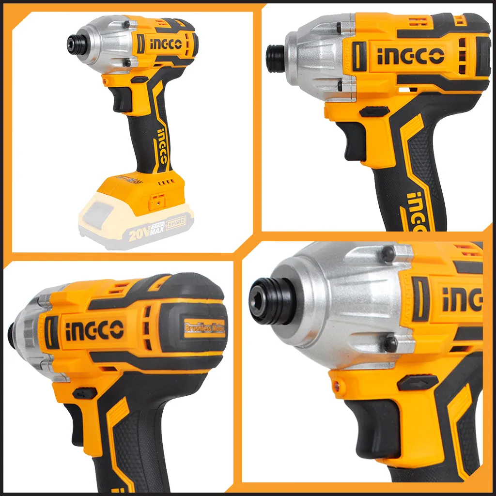 P20S 20V Brushless Lithium-Ion Impact Driver 1/4 Inch 170NM CIRLI20020