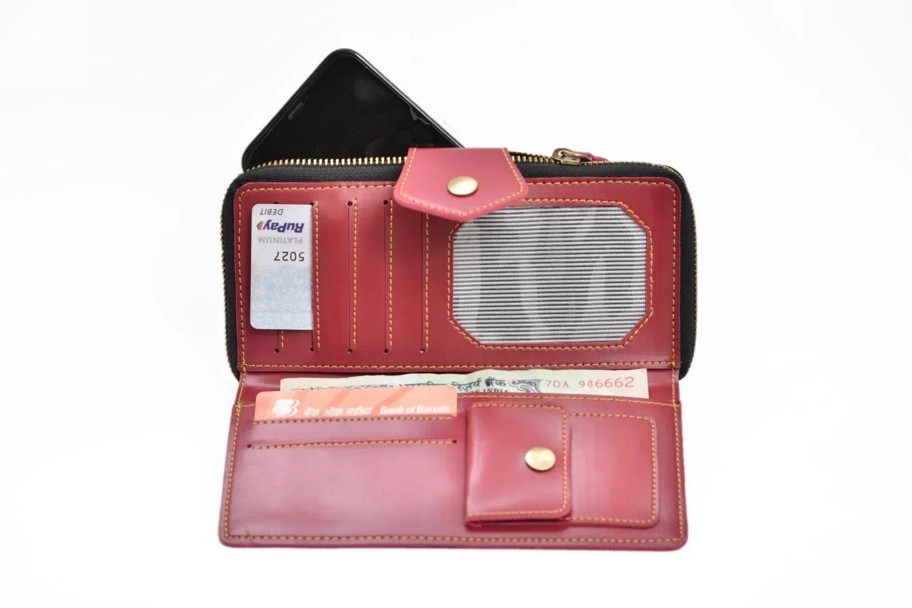 Pack of 2 Personalized Zip-around Lady Wallet
