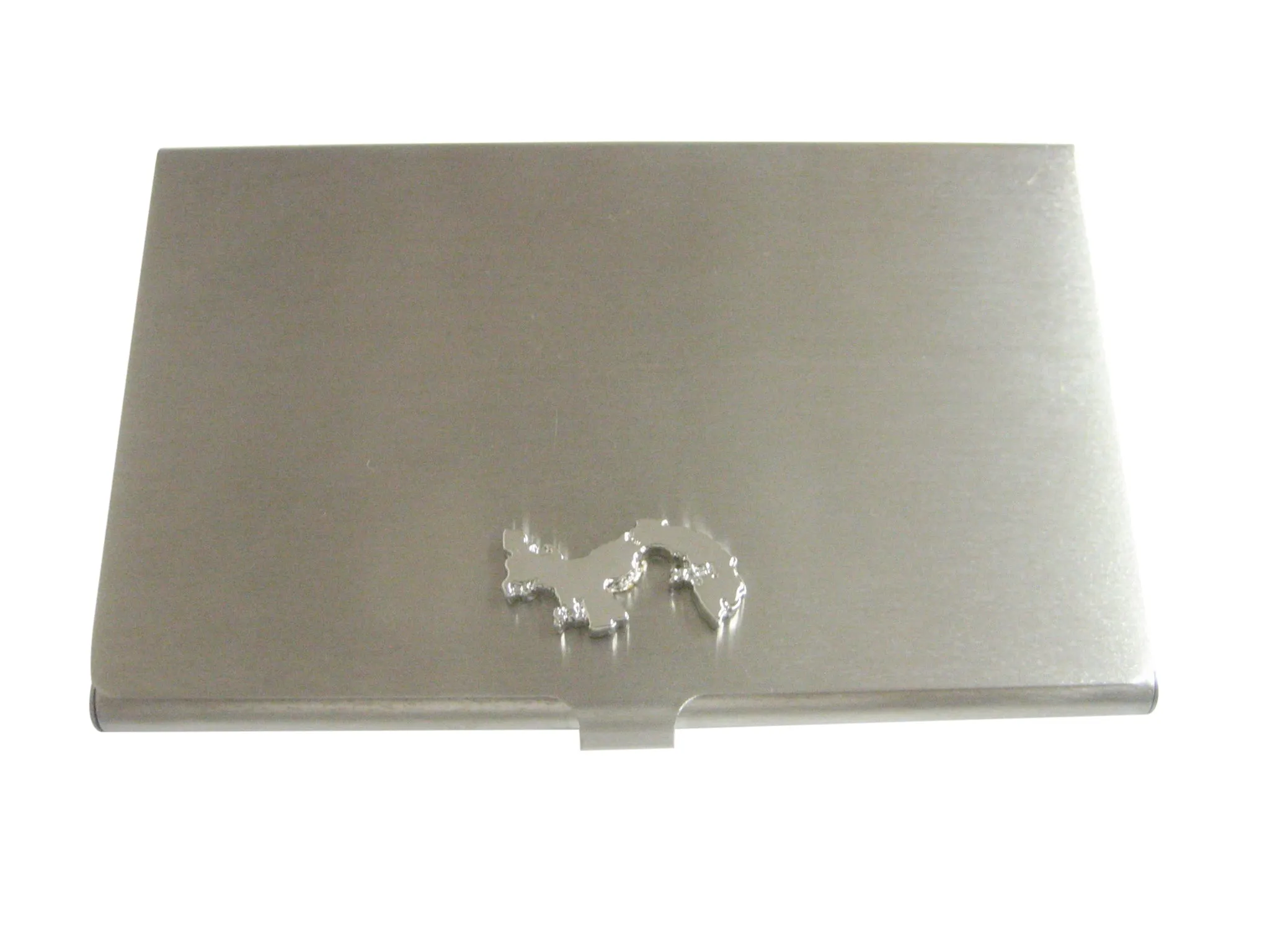 Panama Map Shape Pendant Business Card Holder