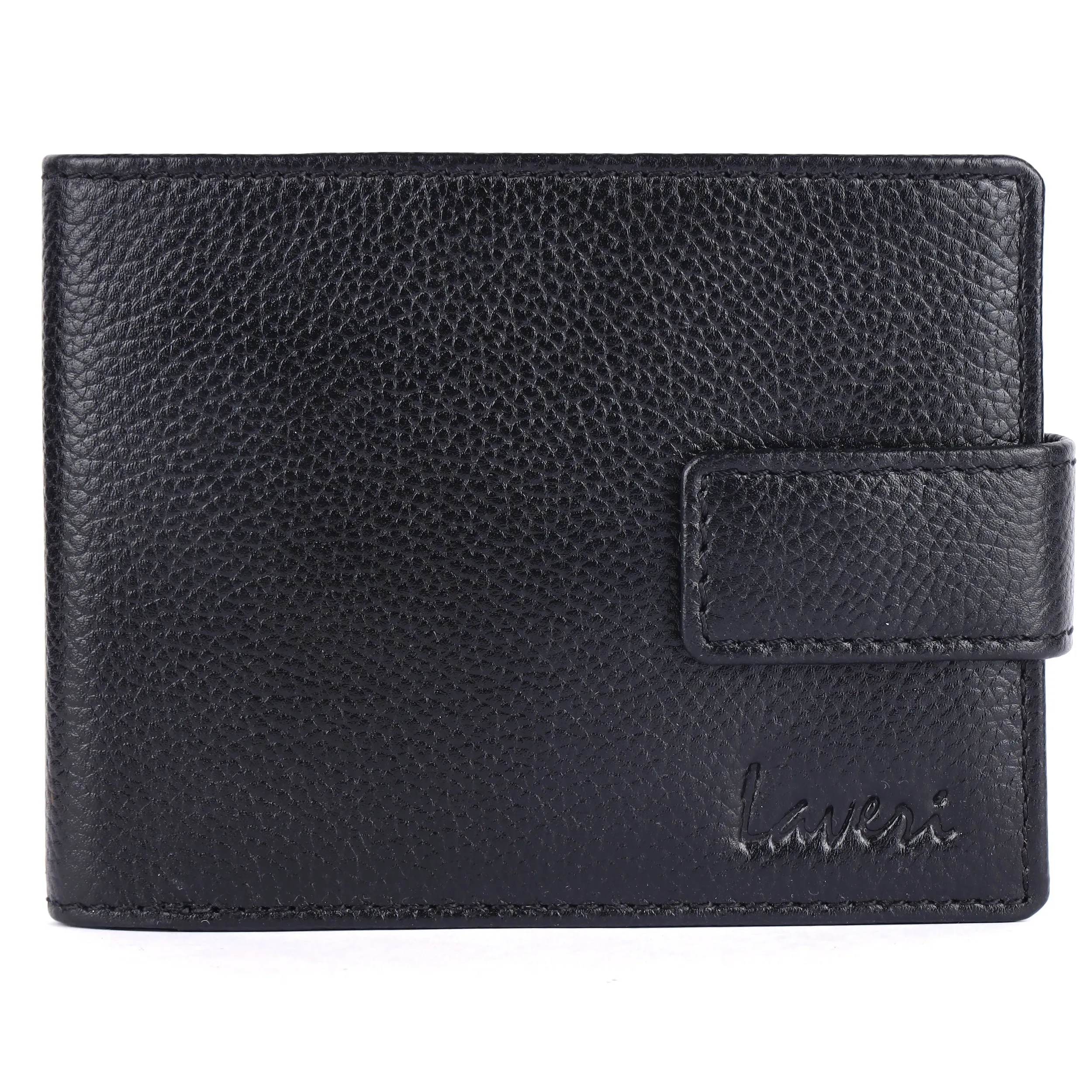 Pebble Texture 12 Card Billfold Wallet # 1020BL