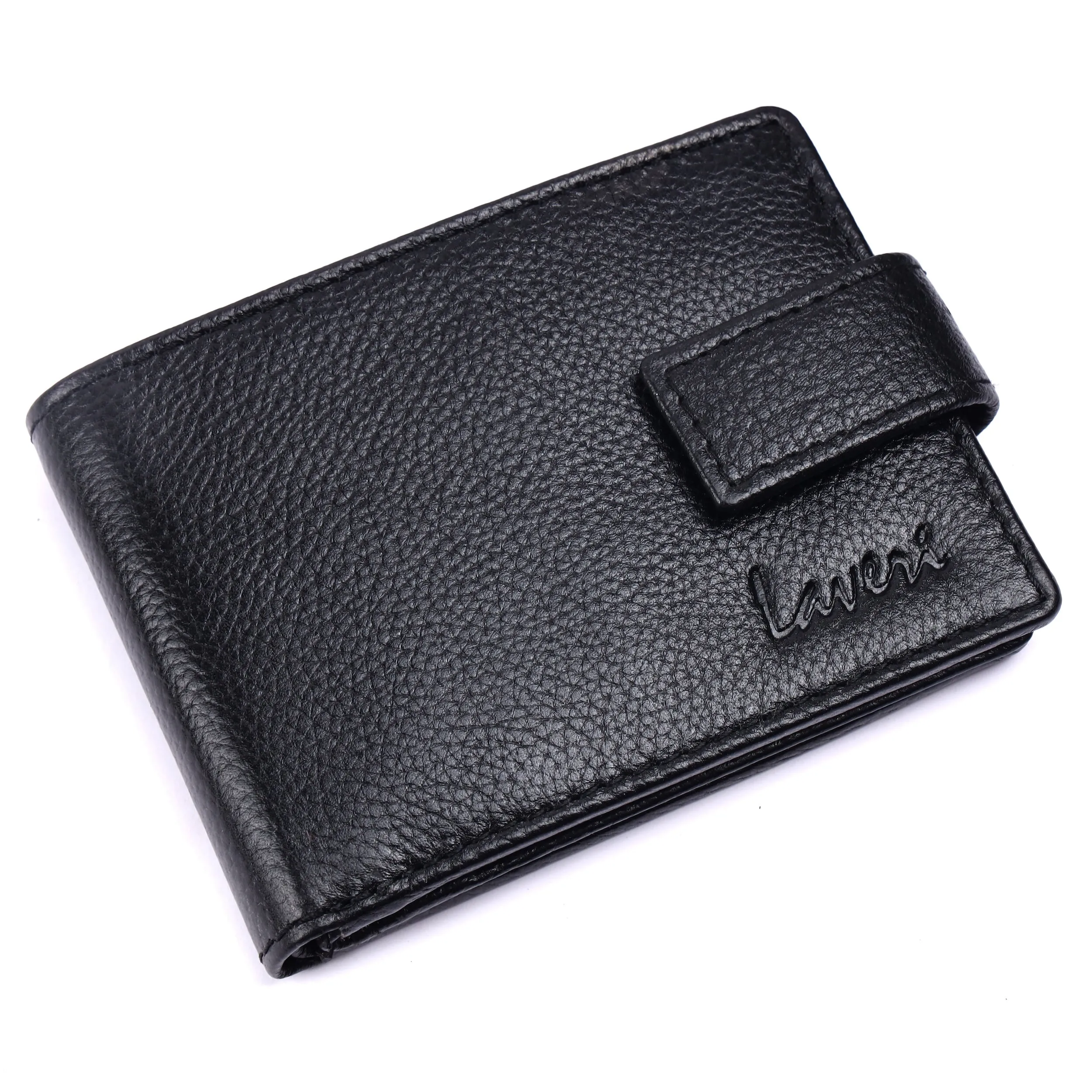 Pebble Texture 12 Card Billfold Wallet # 1020BL
