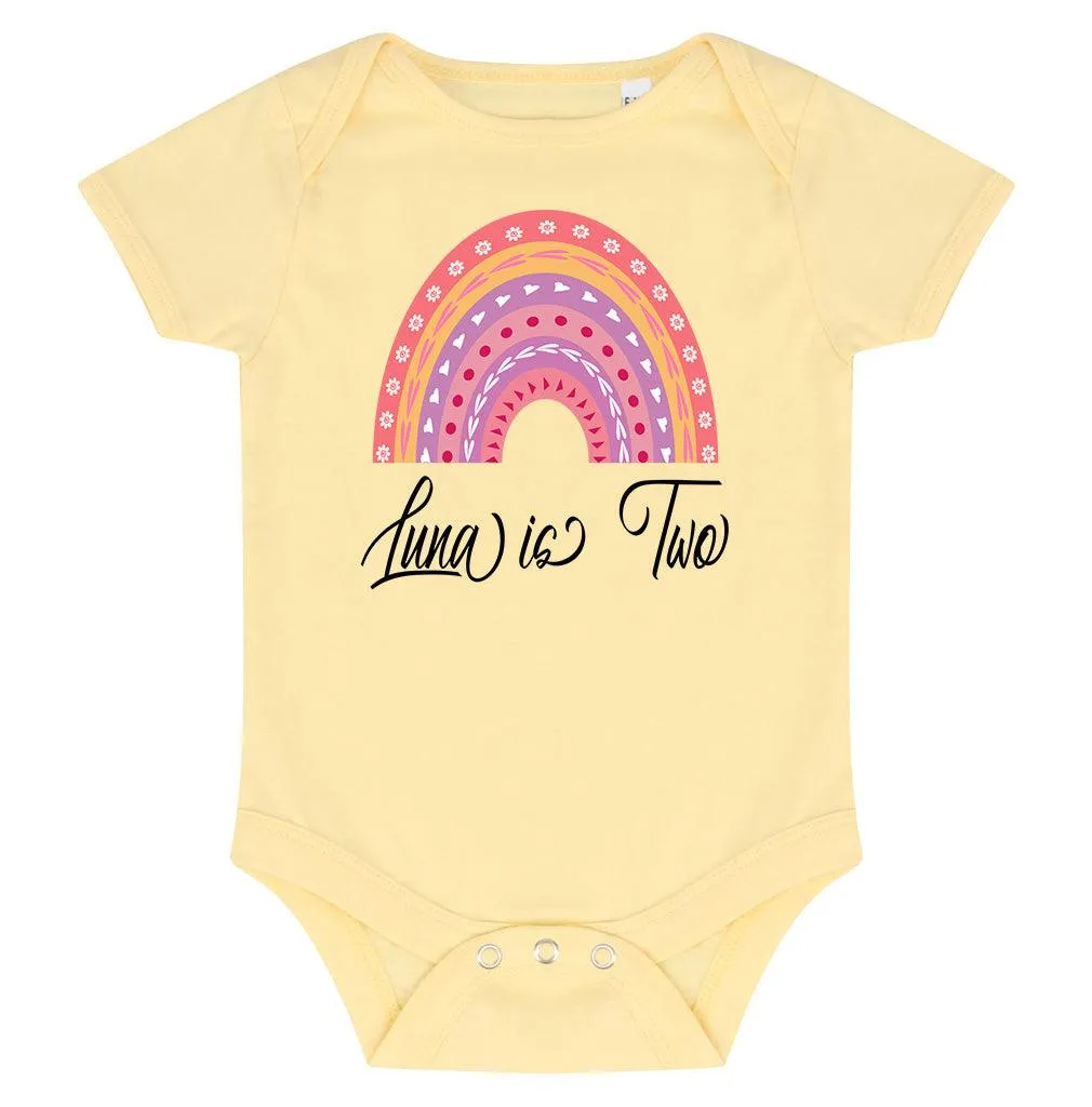 Personalised Baby is two