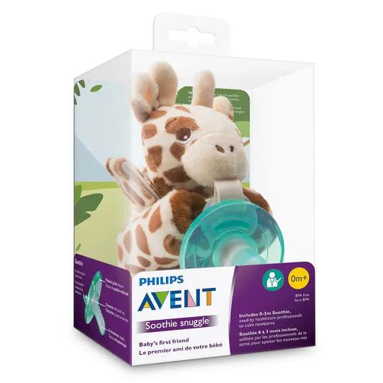 Phillips Avent Soothie Snuggle 0 Months  (Giraffe)