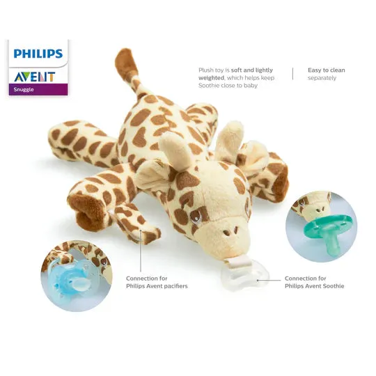 Phillips Avent Soothie Snuggle 0 Months  (Giraffe)