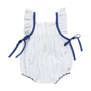 Pink Chicken Baby Girls Ailee Bubble - Riviera Stripe