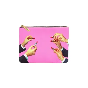 Pink Cosmetic Pouch - Lipsticks