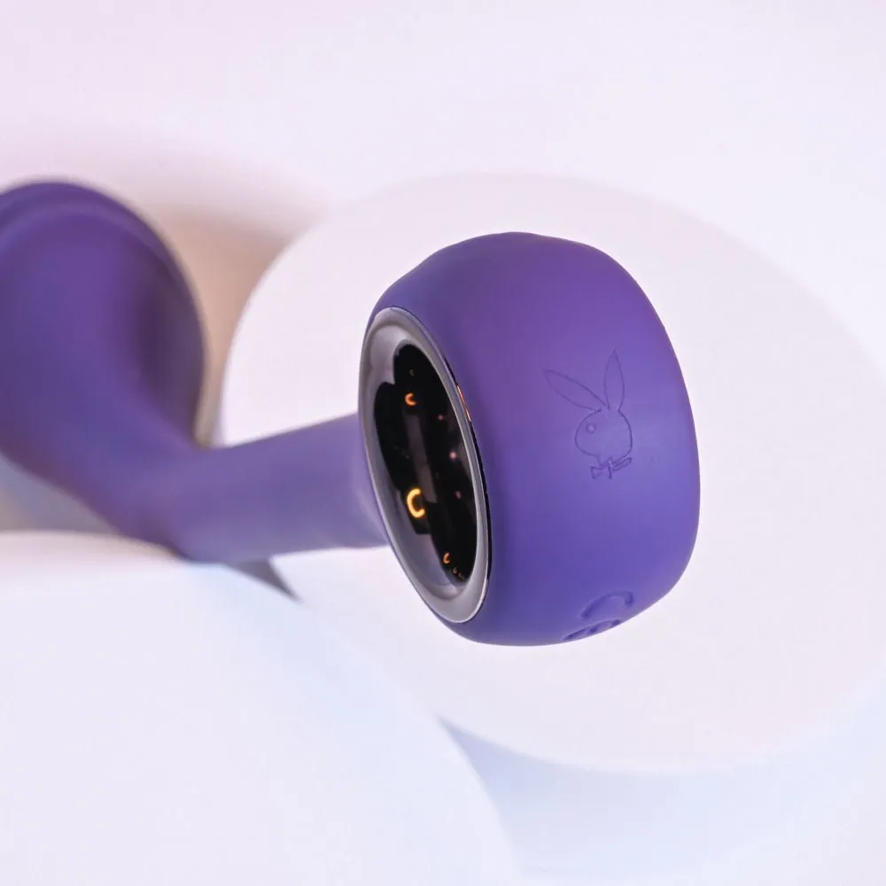 Playboy Pleasure Spot On Poseable G-Spot Vibrator - Purple
