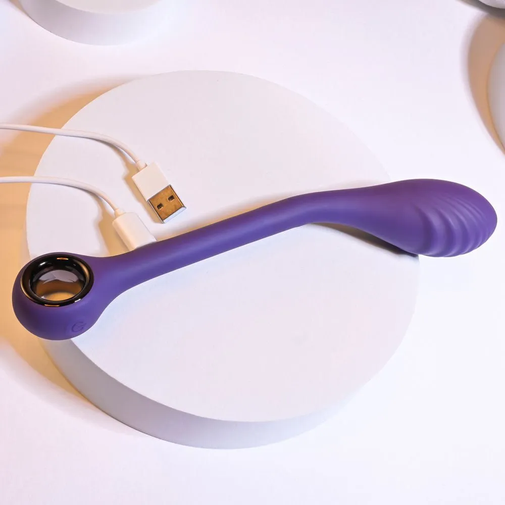 Playboy Pleasure Spot On Poseable G-Spot Vibrator - Purple