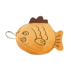 Plush Taiyaki Fish Coin Purse 🐟💖✨ - Perfect for Your Little Treasures!