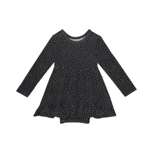 Posh Peanut Aggie L/S Ruffled Bodysuit Dress
