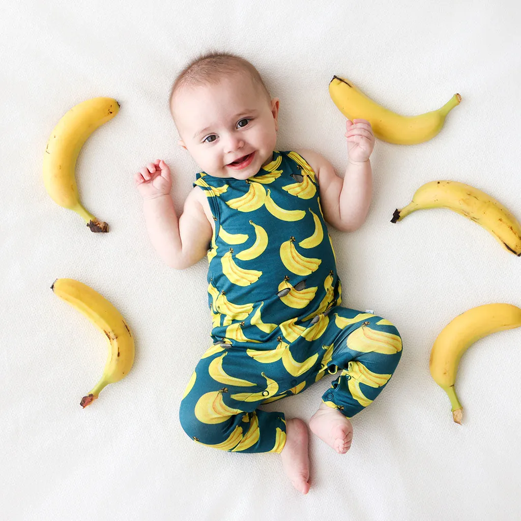 Posh Peanut Bananas Racerback Romper