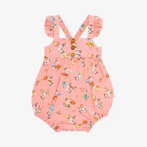Posh Peanut Betty Henley Ruffled Capsleeve Bubble Romper