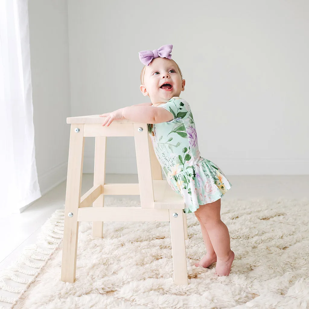 Posh Peanut Erin S/S Henley Twirl Bodysuit