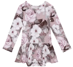 Posh Peanut Nikki L/S Twirl Skirt Bodysuit